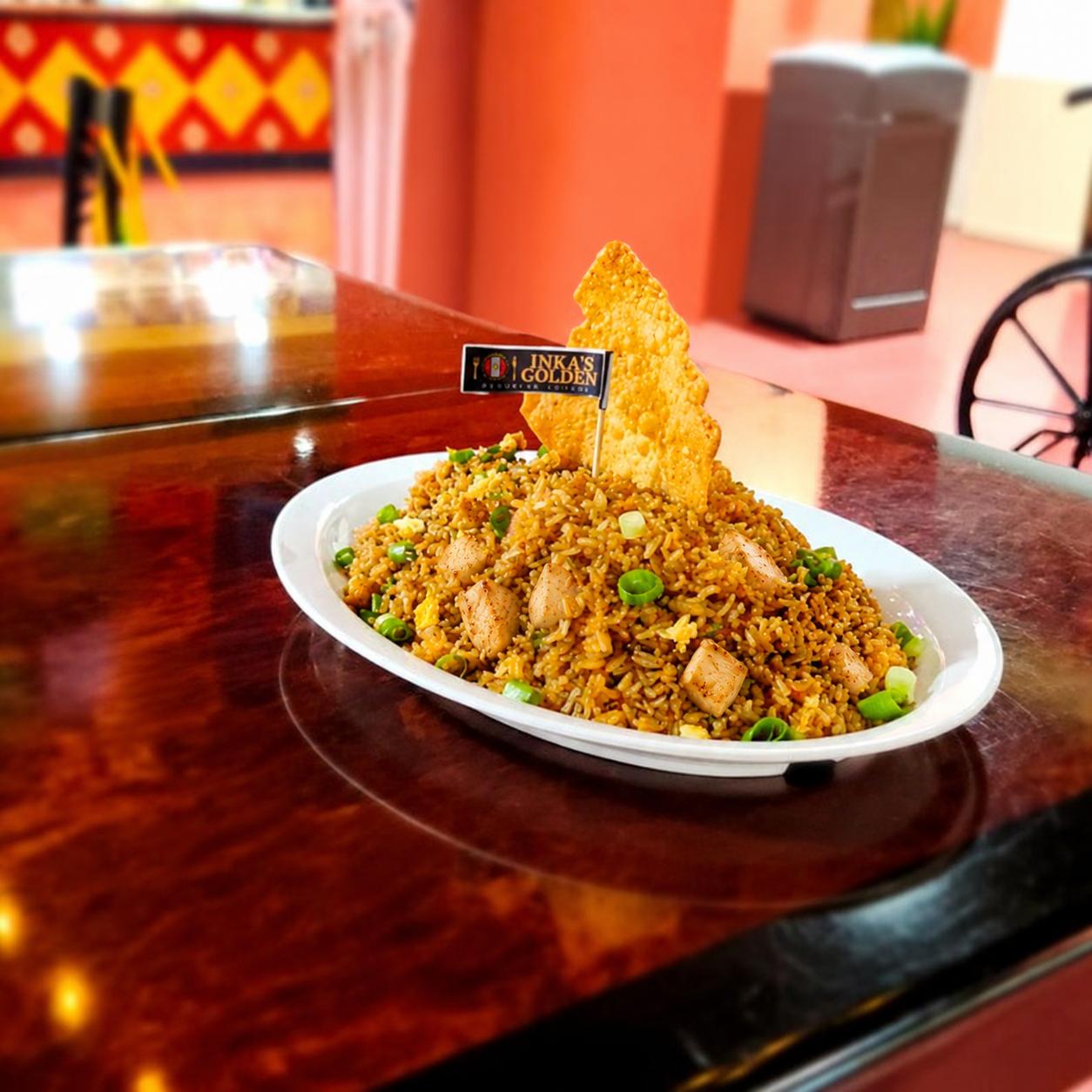 arroz chaufa de POLLO